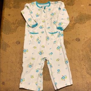 18 mo long sleeved jumper With blue flower design